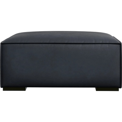Windsor & Co Sofas Тъмносиня кожена табуретка Madame - Windsor & Co Sofas (WIN_POUF_71_F1_MADAME4)