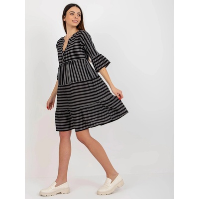Vzorované minišaty D73771M30214H black