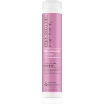 Paul Mitchell Clean Beauty Color Protect Shampoo лилав шампоан за изрусена коса, коса с кичури със студени руси нюанси 250ml