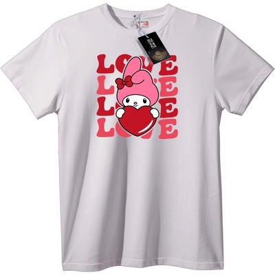 NOONEBRAND Тениска My Melody Любов сърце - XS, White