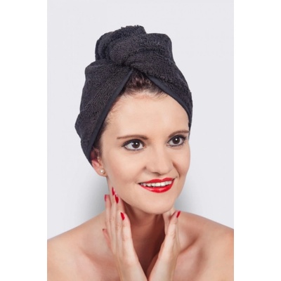 MaryBerry Wellness Turban černý – Zboží Dáma
