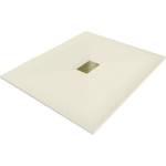 Mexen Hugo правоъгълна душ-корито SMC 120 x 100 см, бежово, маска златна - 42691012-G (42691012-G)