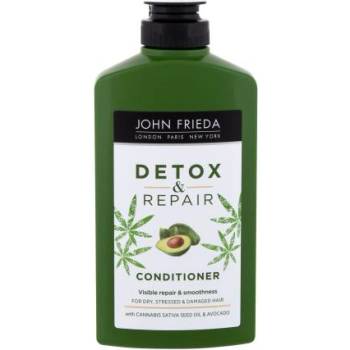 John Frieda Detox & Repair 250 ml регенериращ балсам за суха и увредена коса за жени
