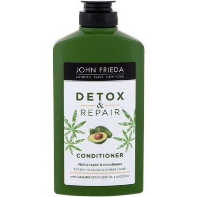 John Frieda Detox & Repair 250 ml регенериращ балсам за суха и увредена коса за жени