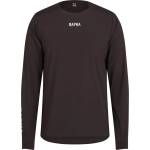 Rapha Фланелка с дълъг ръкав за колоездене Rapha Trail Finale Windblock Jersey Cycling jersey - Deep Chocolate / White - размер XXL (056-3831-0515)