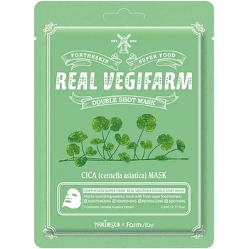Fortheskin - Super Food Real Vegifarm Double Shot Mask 23ml - Cica