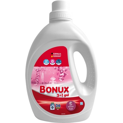 Bonux Color prací gel Radiant rose 1,8 l 36 PD