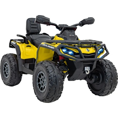 JOKO Elektrická Štvorkolka Can Am Outlander ATV žltá