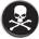 Easy Boy Skull placka