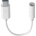 Cellularline Адаптер Cellularline - Music Enabler, жак 3.5 mm/USB-C, бял (MUSICENABLERTYPECW)
