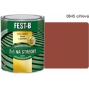 Barvy na kov Barvy a laky Hostivař FEST B FESTB S2141-0845 CIHLOVÝ 5 KG