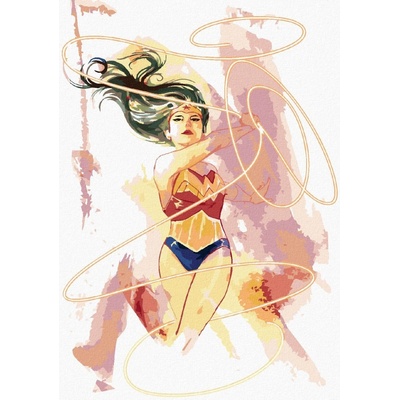 Zuty Malovaná wonder woman IV 40 x 50 cm vypnuté plátno na rám 8596530192015