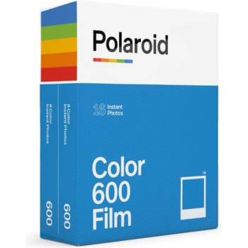 Polaroid Фотохартия Polaroid Color Film for 600 - Double Pack, 4 x 3 inch, за Polaroid 600, 2x 8 листа (006012)