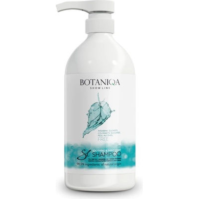 Botaniqa Šampon pro psy SOOTHING SHINY COAT citlivá a podrážděná pokožka 1l