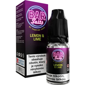Vampire Vape Bar Salts Lemon Lime 10 ml 10 mg