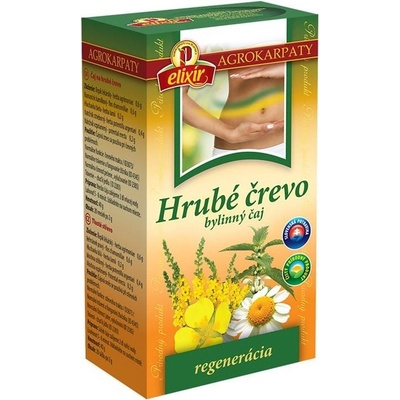 Agrokarpaty čaj na hrubé črevo 20 x 2 g