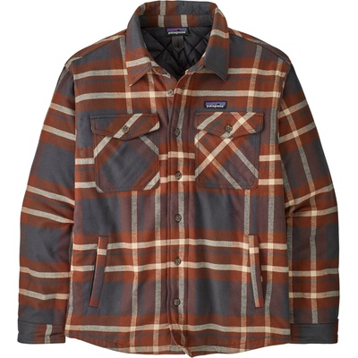Patagonia Мъжко ежедневно яке Patagonia Lightweight Insulated Fjord Flannel Shirt Casual jacket - Ashore: Ink Black - размер XS (003-2926-0511)