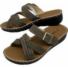 Dámske šľapky šede