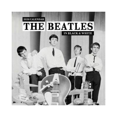 Cal The Beatles In Black & White Wall 2026