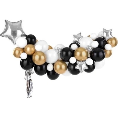 PartyDeco Girlanda balónková Hvězdy mix 167 x 135 cm – Zboží Mobilmania