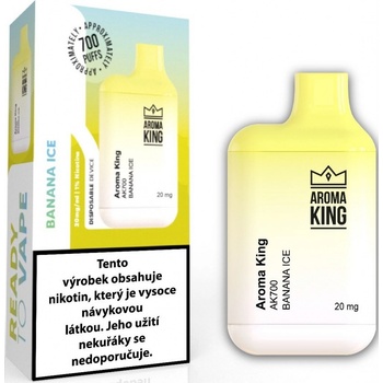 Aroma King AK Mini Banana Ice 20 mg 700 poahov 1 ks od 6,9  - Heureka.sk