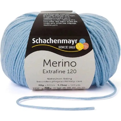 Schachenmayr Merino extrafine 120 Světle modrá 152