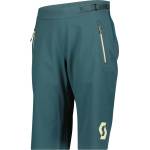 SCOTT Дамски шорти за колоездене Scott Women's Shorts Trail Storm WP Cycling bottoms - Aruba Green (155-2523-0112)