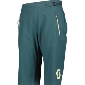 SCOTT Дамски шорти за колоездене Scott Women's Shorts Trail Storm WP Cycling bottoms - Aruba Green (155-2523-0112)