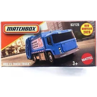 Matchbox: Малка кола в кутия - MBX EV Trash Truck (JBV15)