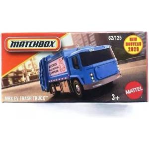 Mattel Matchbox: Малка кола в кутия - MBX EV Trash Truck (JBV15)