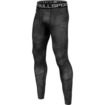 PitBull West Coast pánske legíny COMPRESSION PANTS DILLARD BLACK