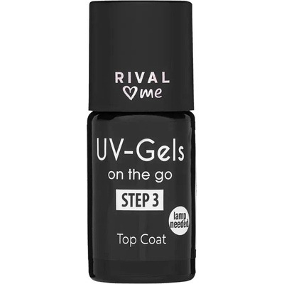 RIVAL Loves Me UV Gel lak na nehty Top Coat 8 ml