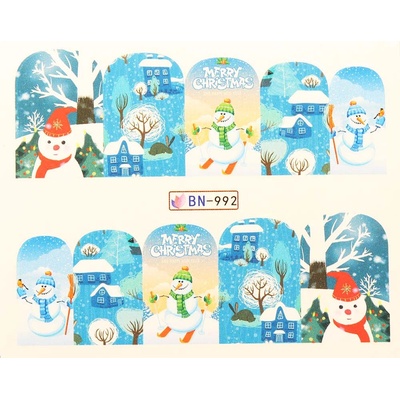 Vianočná vodolepka X-mas BN992