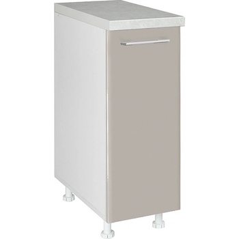 Matis Кухненски шкаф долен с една врата in mdf d30 кашмир гланц