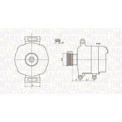 generátor MAGNETI MARELLI 063731869010