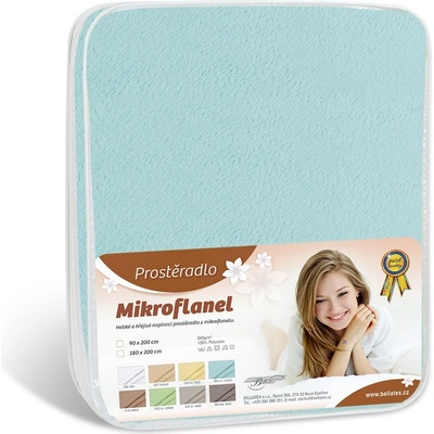 Brotex Prostěradlo mikroflanel světle modré 90x200