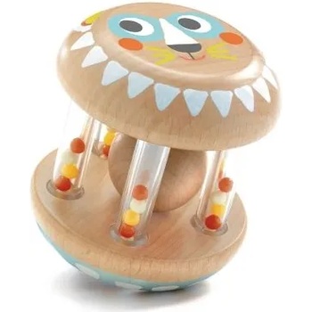 DJECO - Дървена дрънкалка - Лъвче (DJ06100)