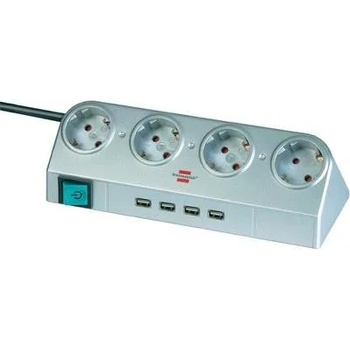 brennenstuhl 4 Plug + USB 1,8 m Switch (1153540134)