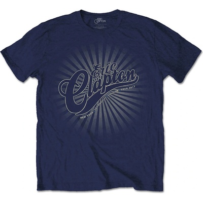 Eric Clapton tričko Logo Rays modré