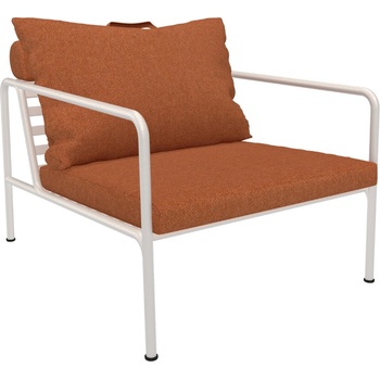 HOUE Avon Hnědé čalouněné zahradní křeslo