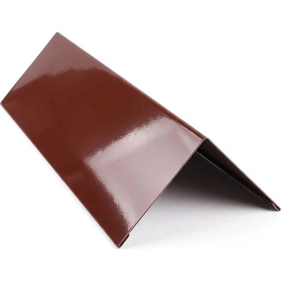 Protec hrebenáč pozink 14 cm 10°-25° RAL 8004 Tehlová lesk 3 m