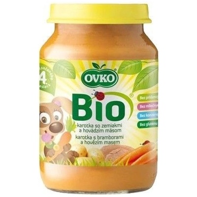 OVKO BIO s bramborem a hovězím masem 190 g