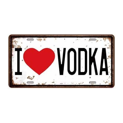 Cedule značka I love Vodka