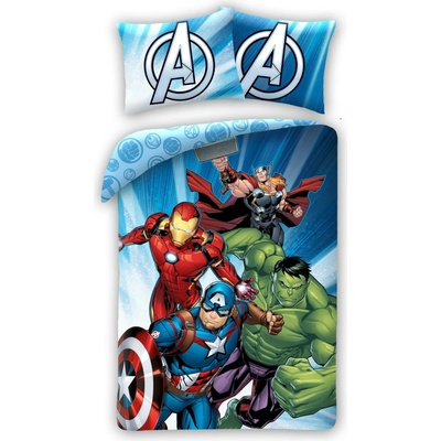 Halantex bavlna obliečky Avengers útočí 100% bavlna 70x90 140x200
