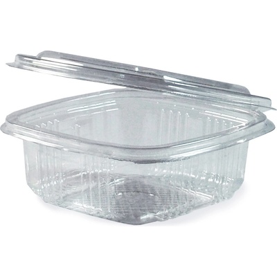 WIMEX Miska hranatá průhledná s víčkem 250 ml PET – Zboží Dáma
