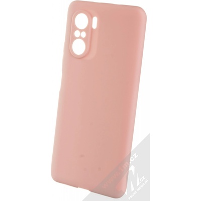 Pouzdro 1Mcz Matt Skinny TPU ochranné silikonové Xiaomi Mi 11i, Poco F3 světle růžové