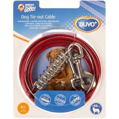 DUVO+ Upevňovací lanko s pružinou 6m