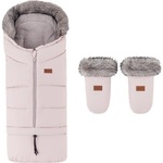 PETITEMARS PETITE&MARS Комплект зимен чувал Arctic 4в1 + ръкавици за количка Fjora Rose Petal (VP-F197768)