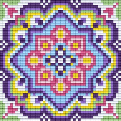 Bright Toys Мозайка с пиксели - Мандала, 48x48 пиксела (BM48001)