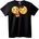 NOONEBRAND Тениска Любовен Емоджи Подарък - XL, Black